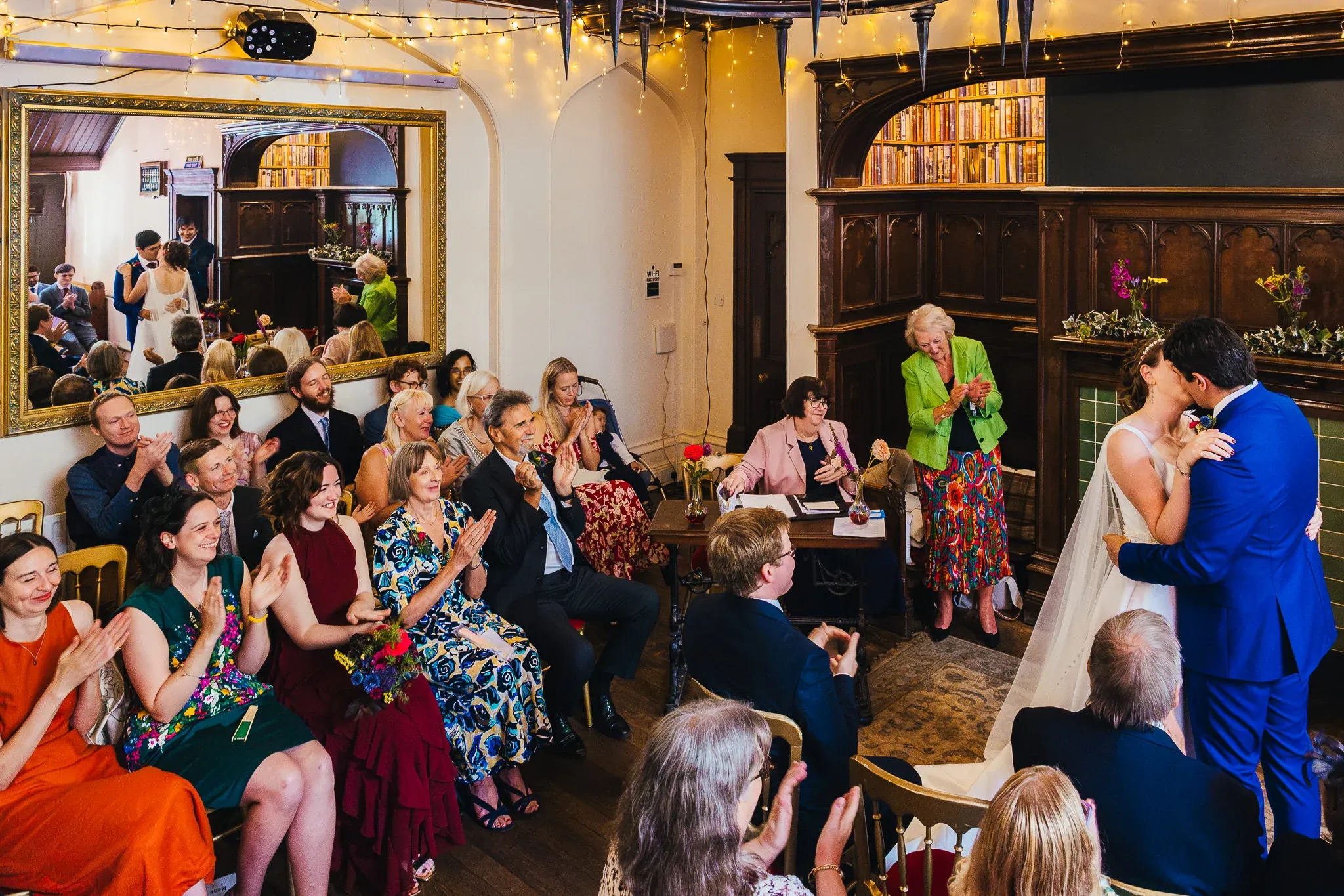 Wedding ceremony at Hargate Hall